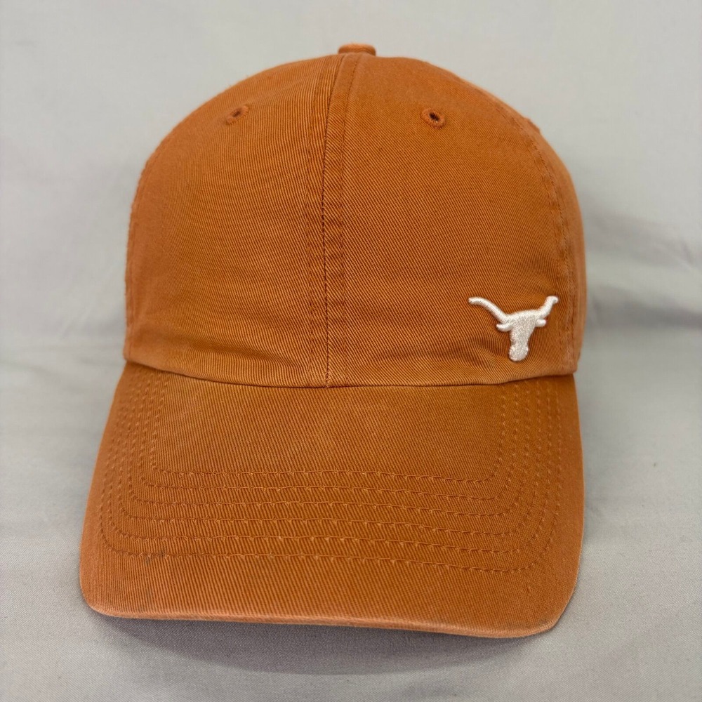 Twins Enterprise Hat Texas Longhorns Mens L Orange Fitted Garment Wash Hat